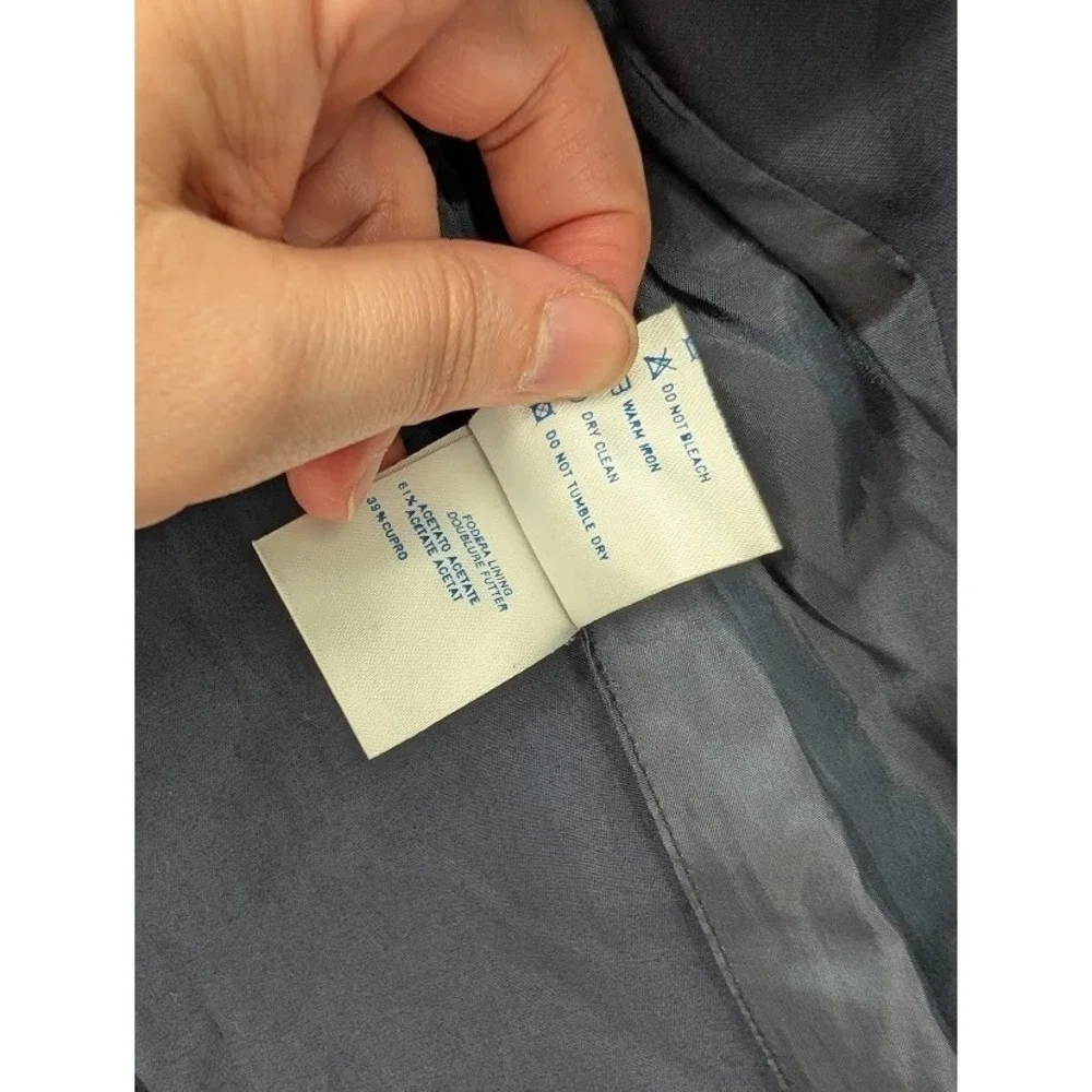 Henry Cotton's Designer Blue‎ Jacket Cotton Blazer sz 42